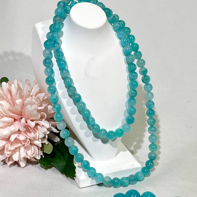 Amazonite High Quality 3-loop Bracelet,Necklace/Bead