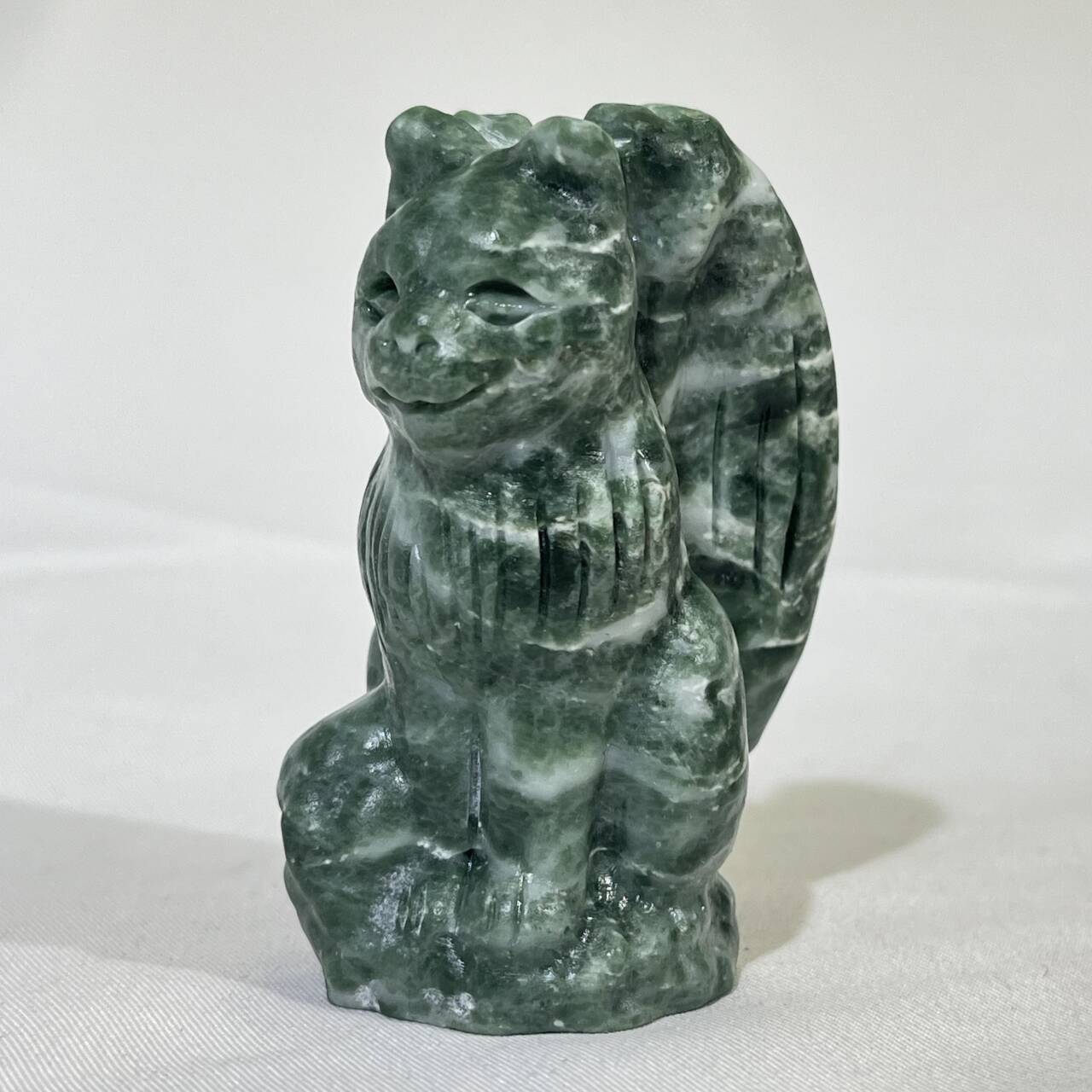 Differnet Material Angel Cat Carving