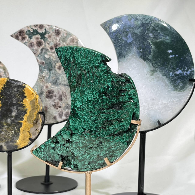 Differnet Style High Quality Moon and Heart with Stand