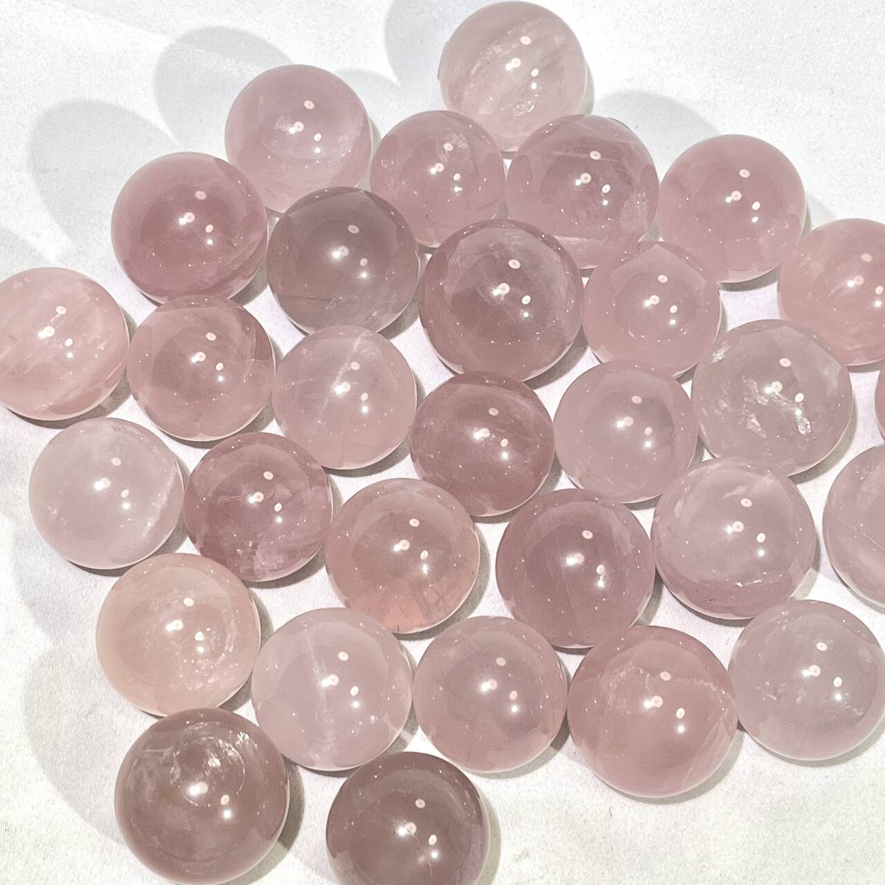 1.3-1.5' Lavender Rose Quartz Sphere