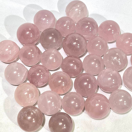 1.3-1.5' Lavender Rose Quartz Sphere