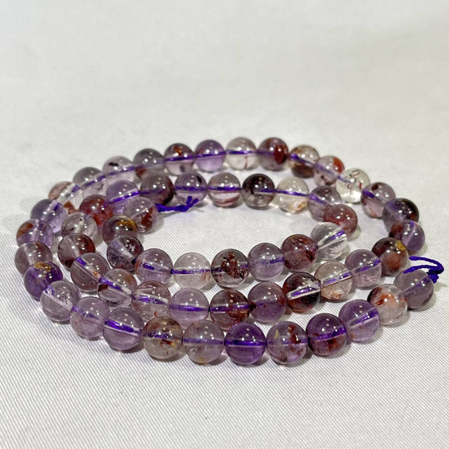 7.2mm Purple Phantom Necklace,Bracelet,Bead