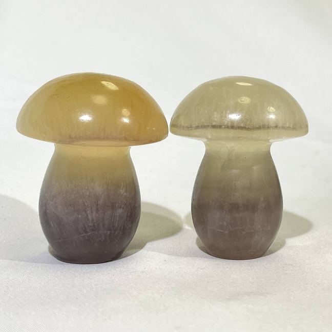 Fluorite Mushroom Carving