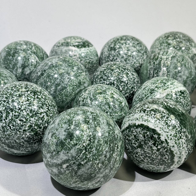 2.7-2.8' Qing Hai Jade Sphere