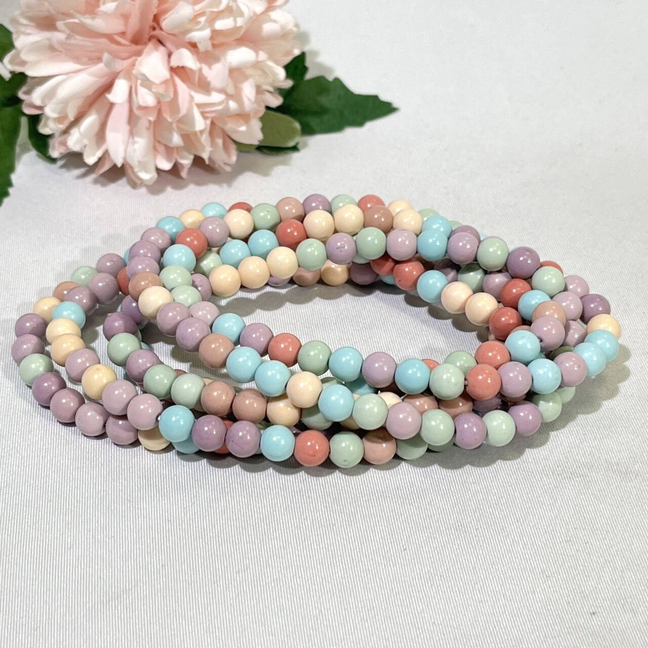 6.5mm Magnesite Bracelet Necklace Bead