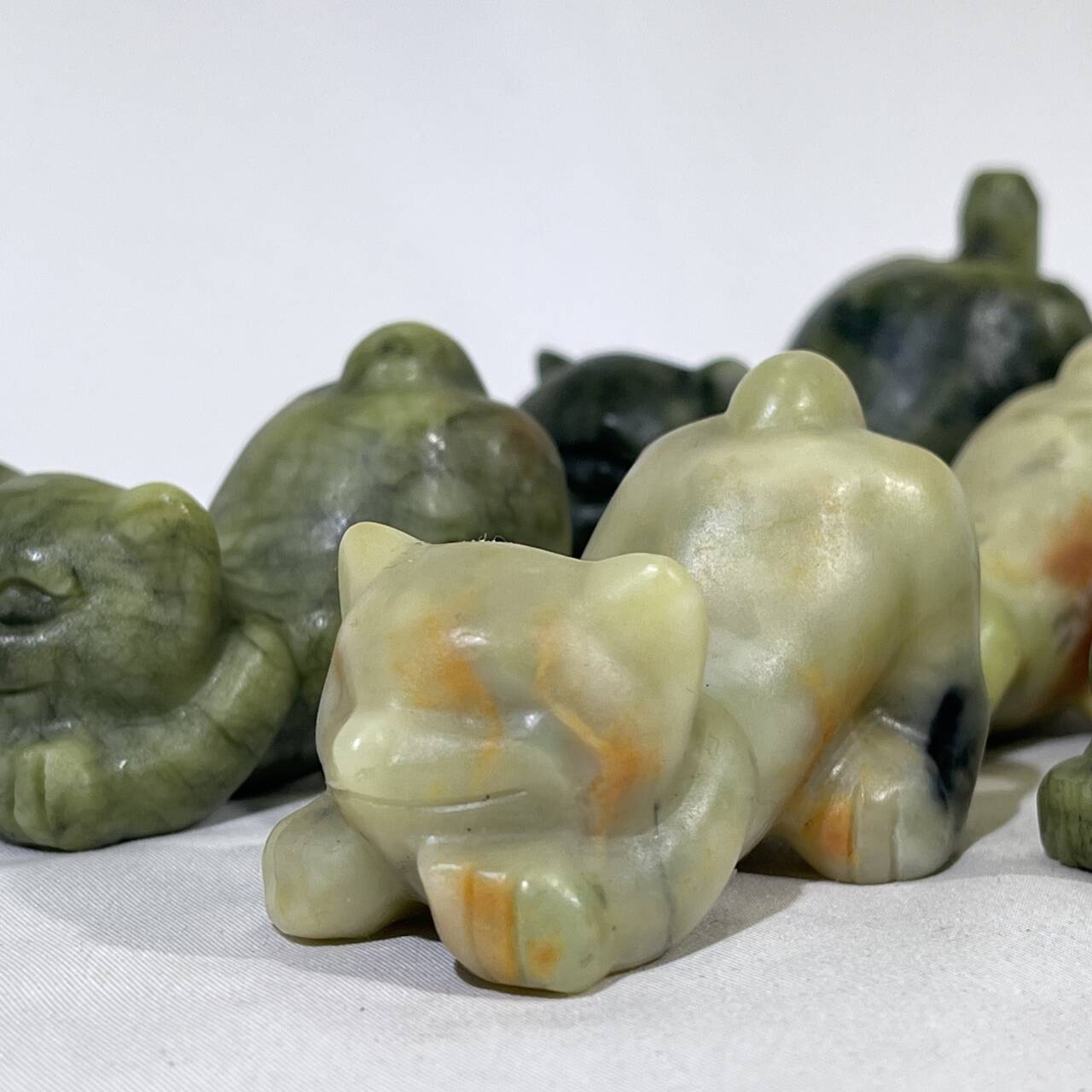 Jade Cat Carving