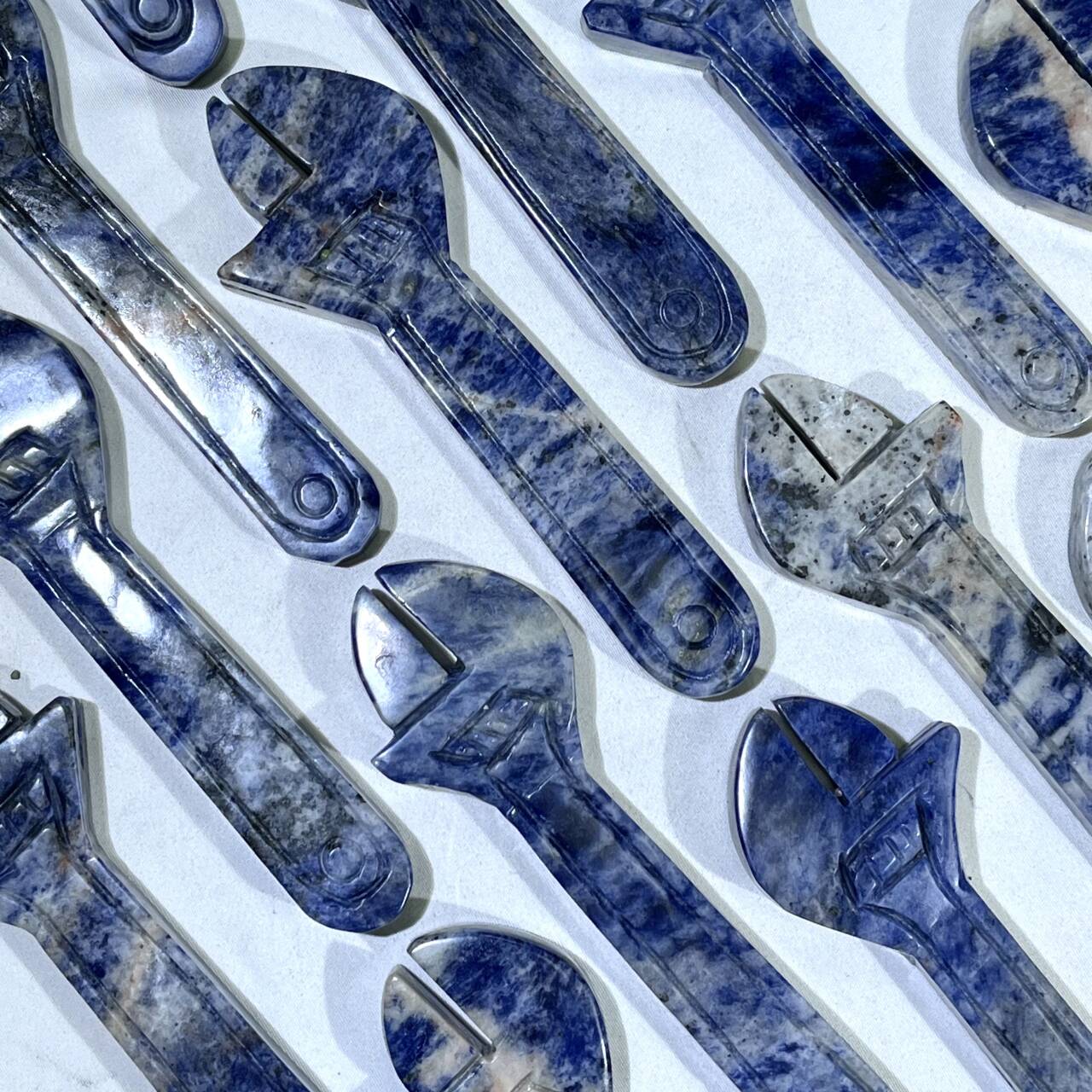 Sodalite Spanner Carving