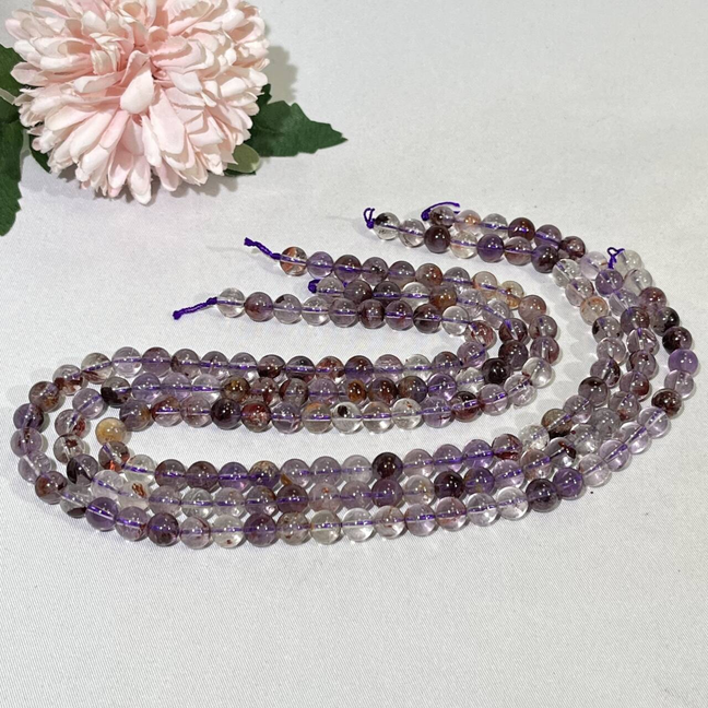7.2mm Purple Phantom Necklace,Bracelet,Bead