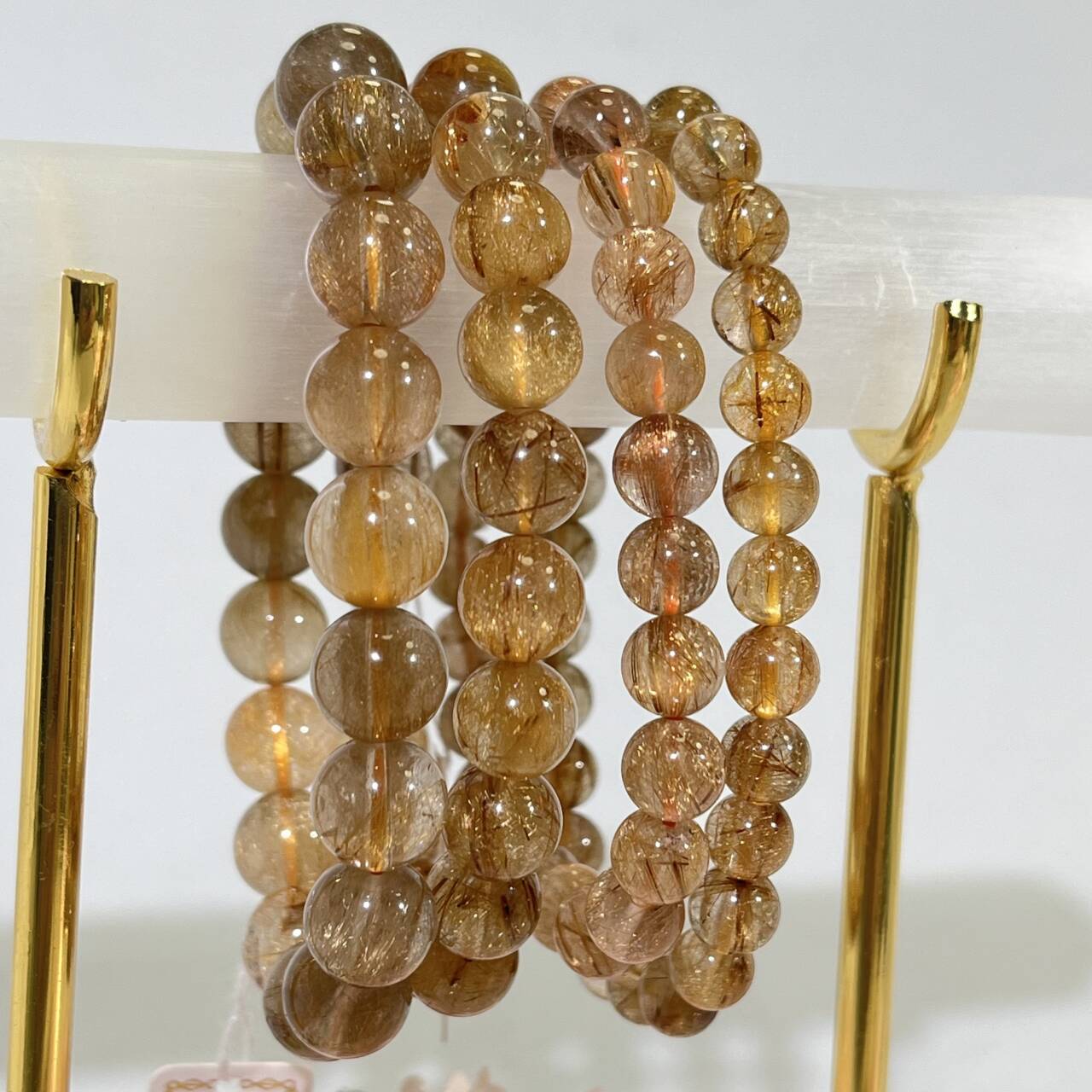 Natural Gold Rutile Bracelet