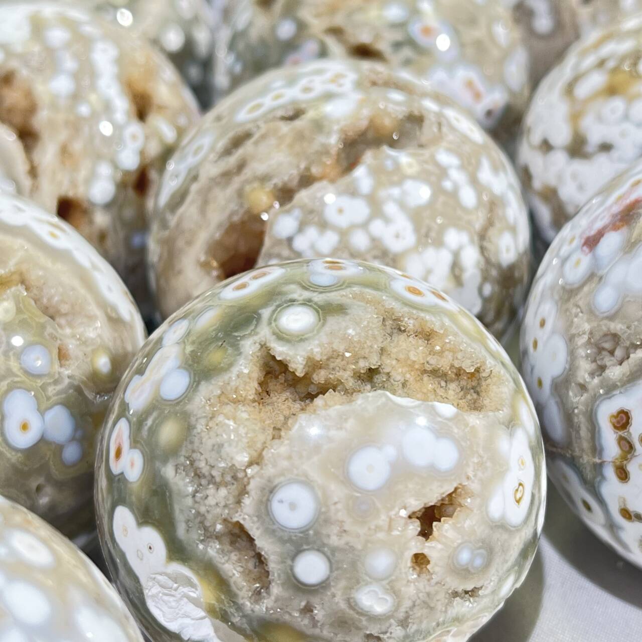 2-2.16' Old Mine Ocean Jasper Sphere