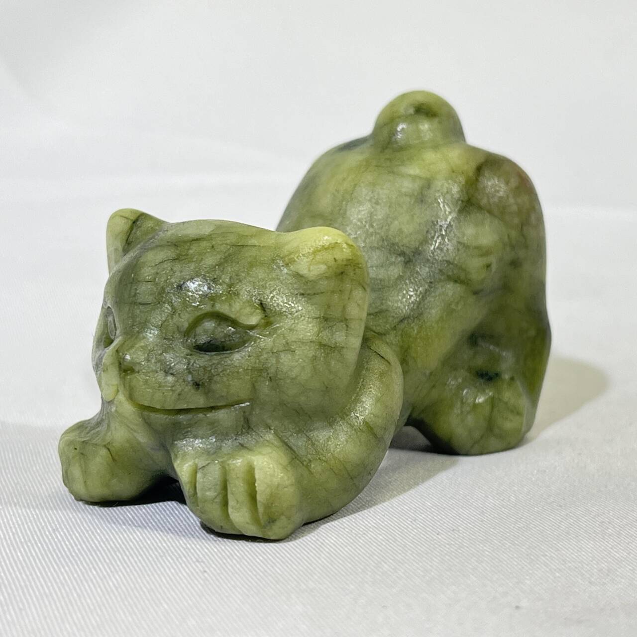 Jade Cat Carving