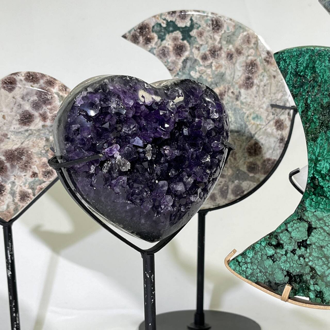 Differnet Style High Quality Moon and Heart with Stand