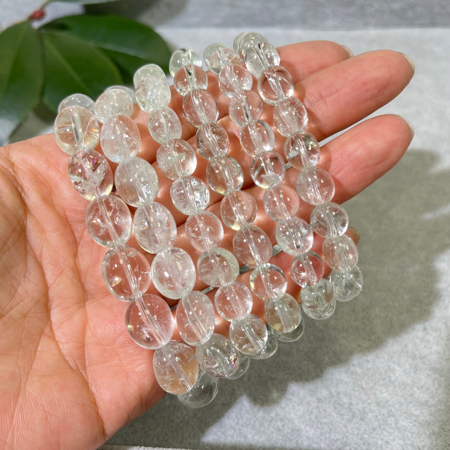 2-4mm Prasiolite Bracelet,Green Quartz