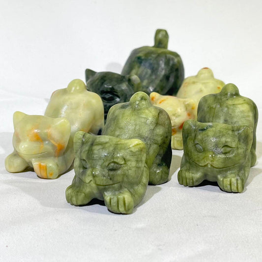 Jade Cat Carving
