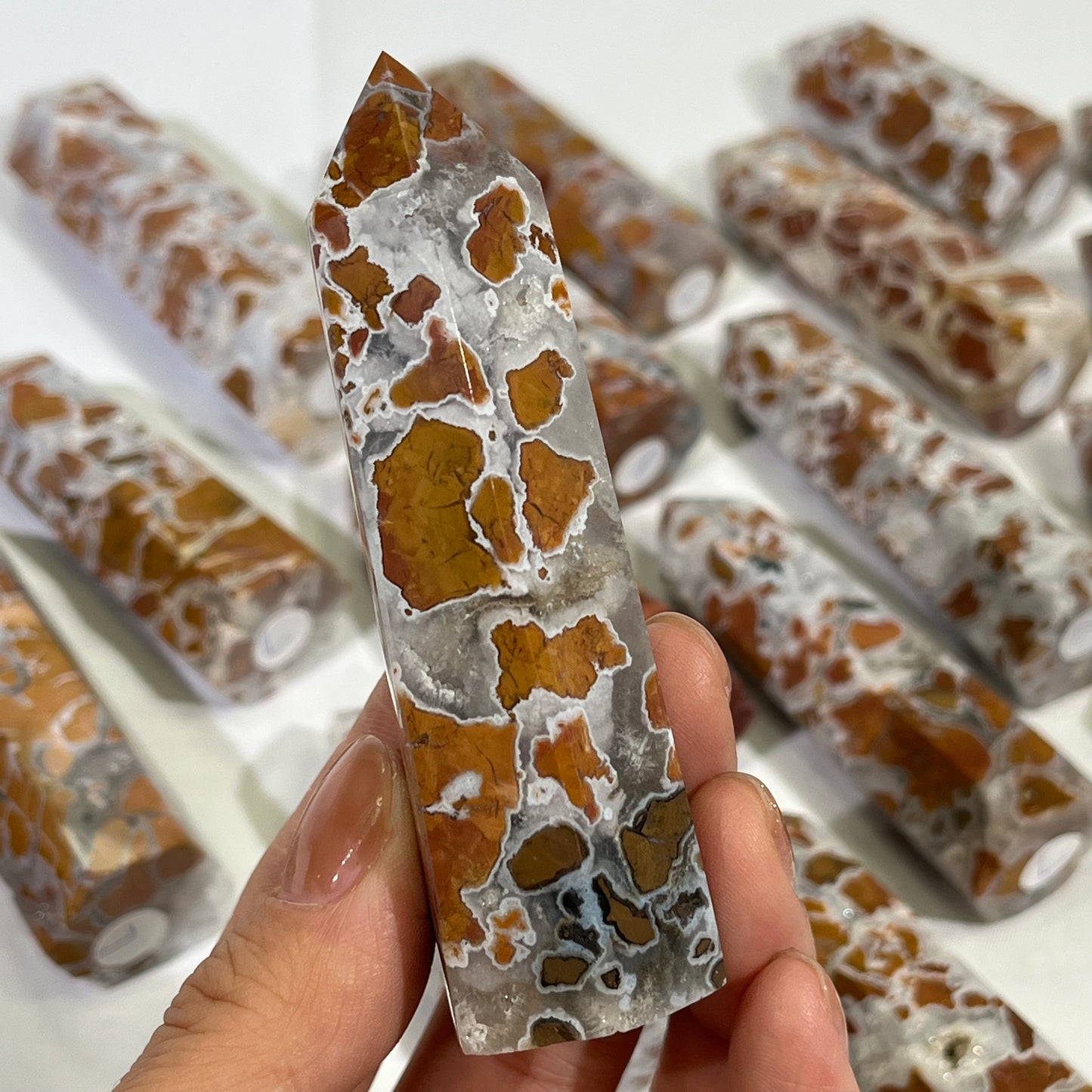 Indonesia Druzy Agate Tower Wholesale Point