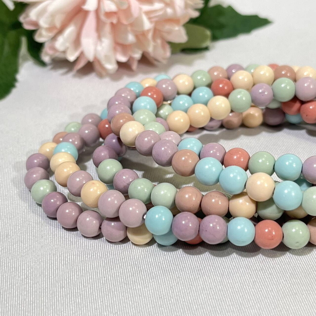 6.5mm Magnesite Bracelet Necklace Bead