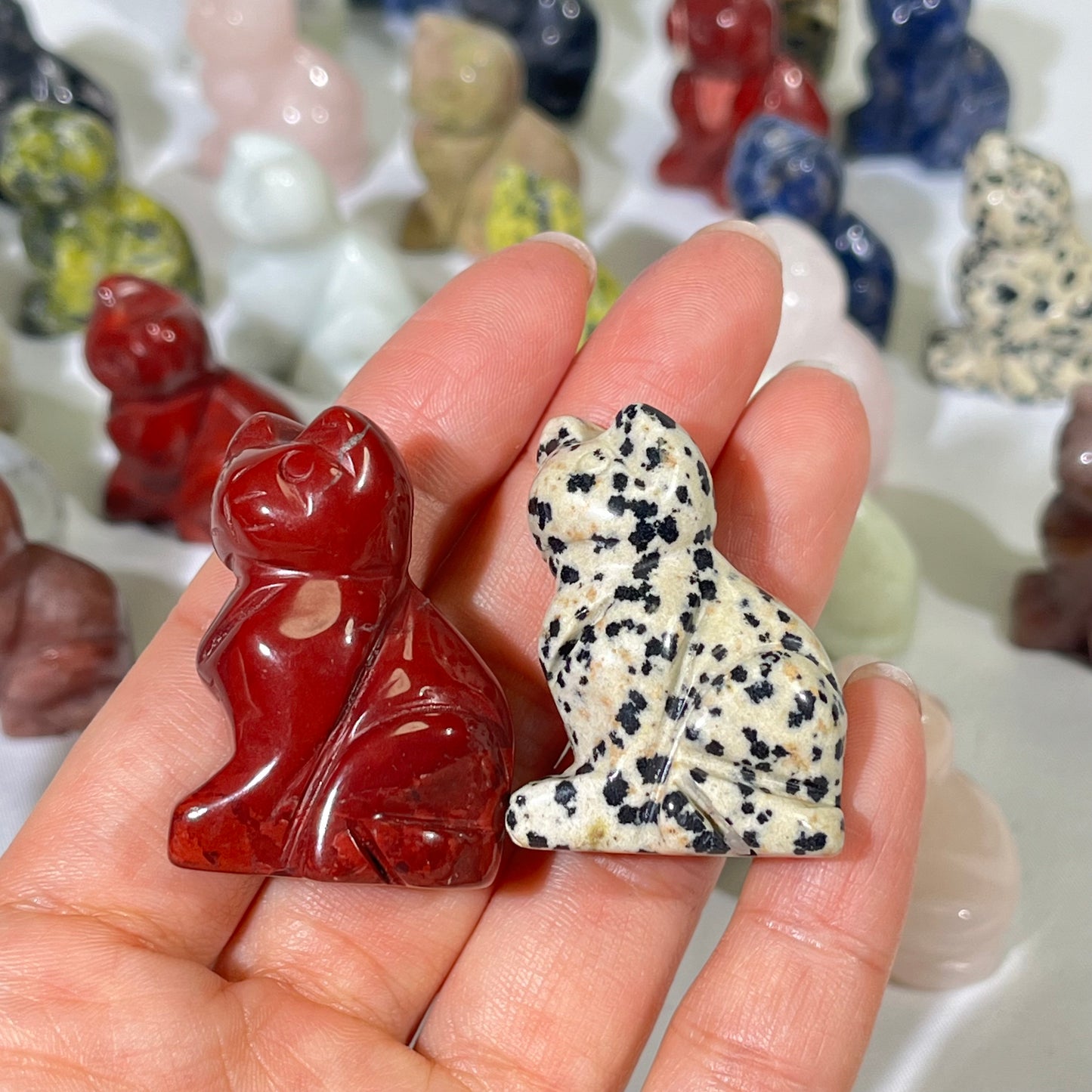 9 Types 1.5' Cat Carving Crystal Wholesale