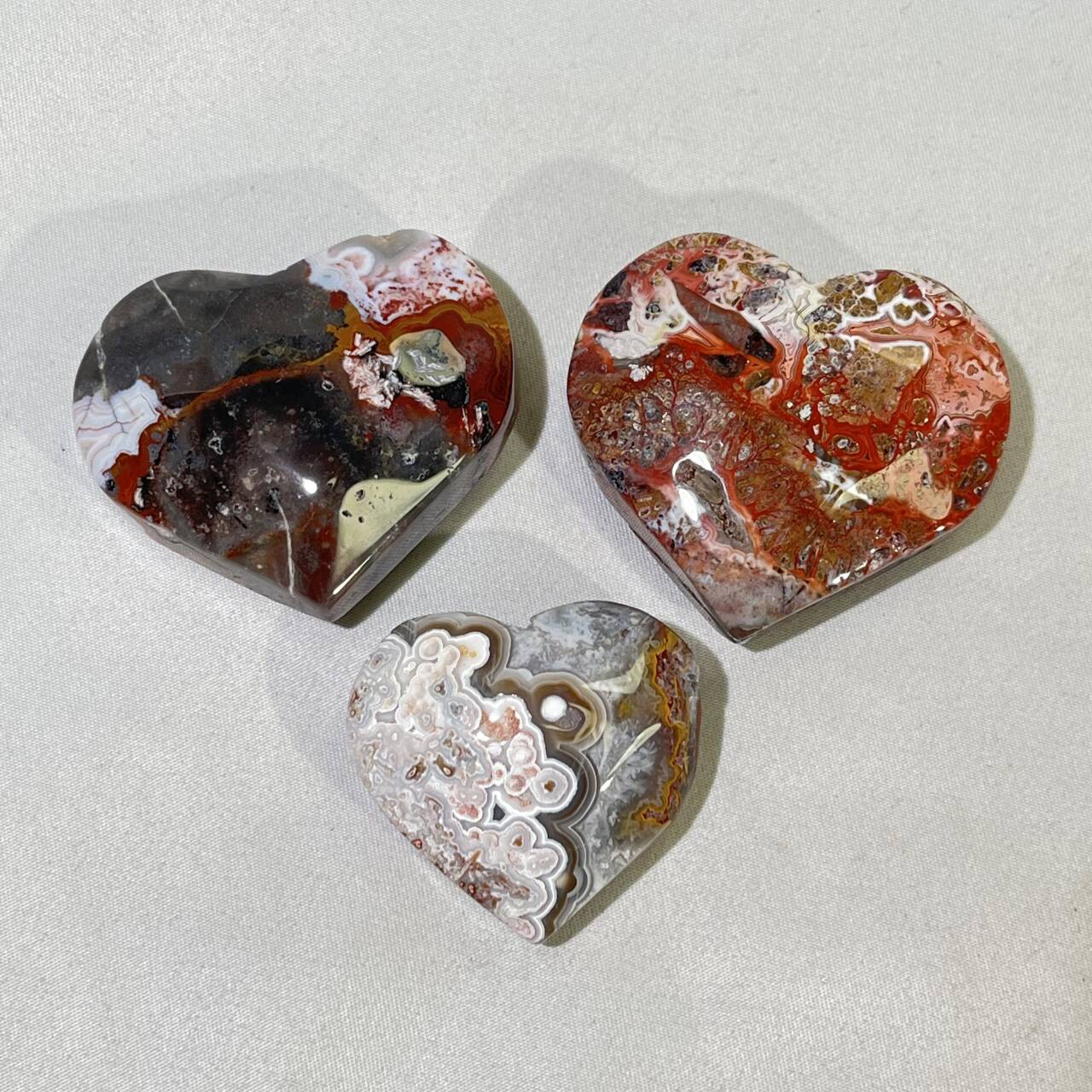 Mexico Crazy Agate Heart