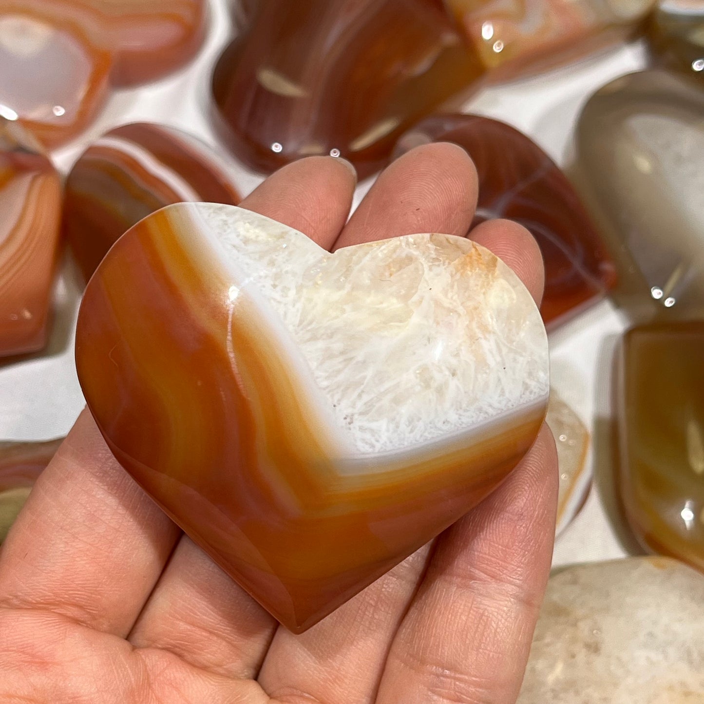 Carnelian Heart Crystal Wholesale