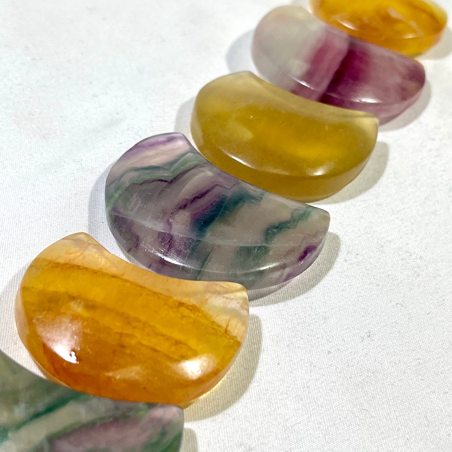 Fluorite Moon Carving Wholesale Crystal