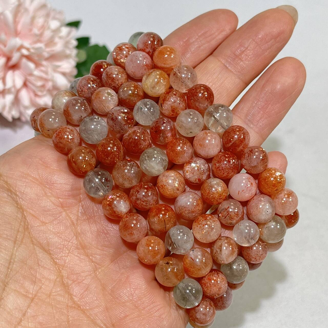 High Quality 8-8.5mm Gold Sunstone Bracelet