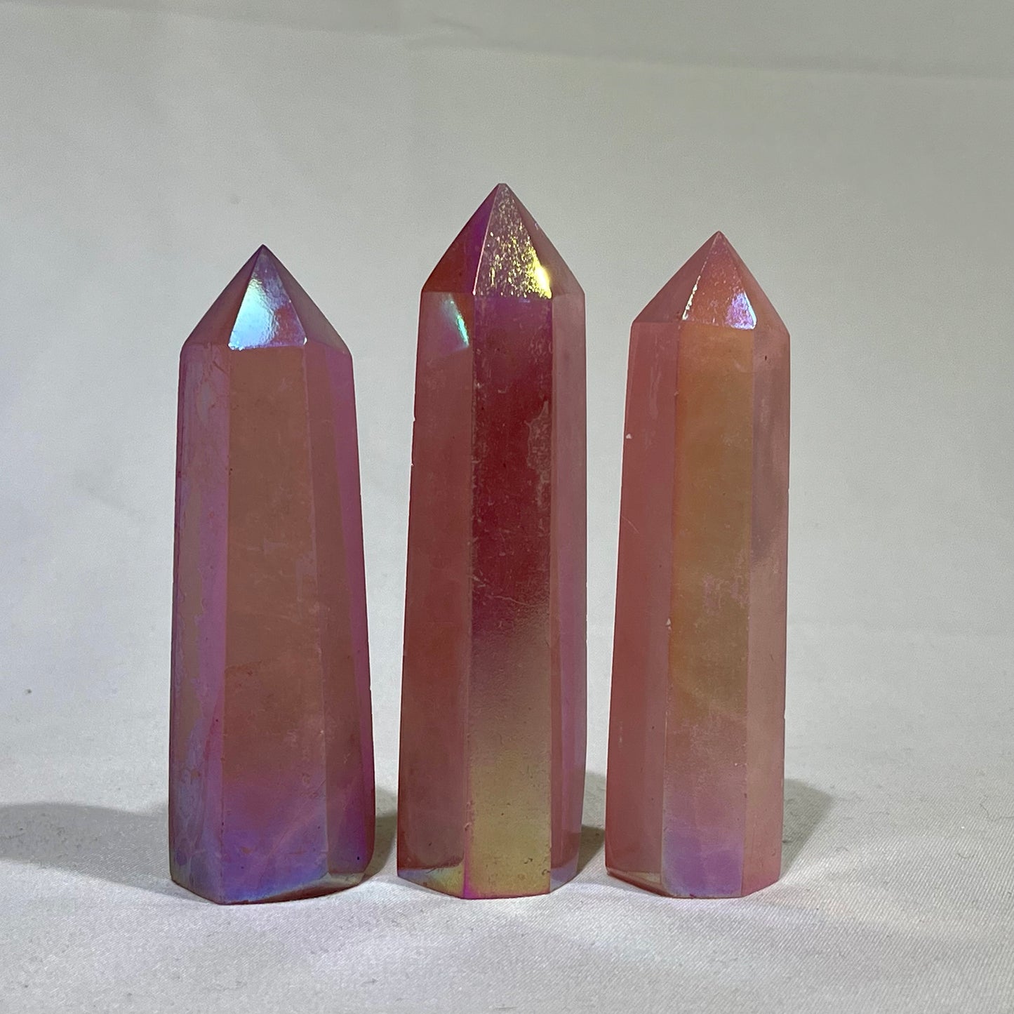 Aura Rose Quartz Tower Wholesale Point
