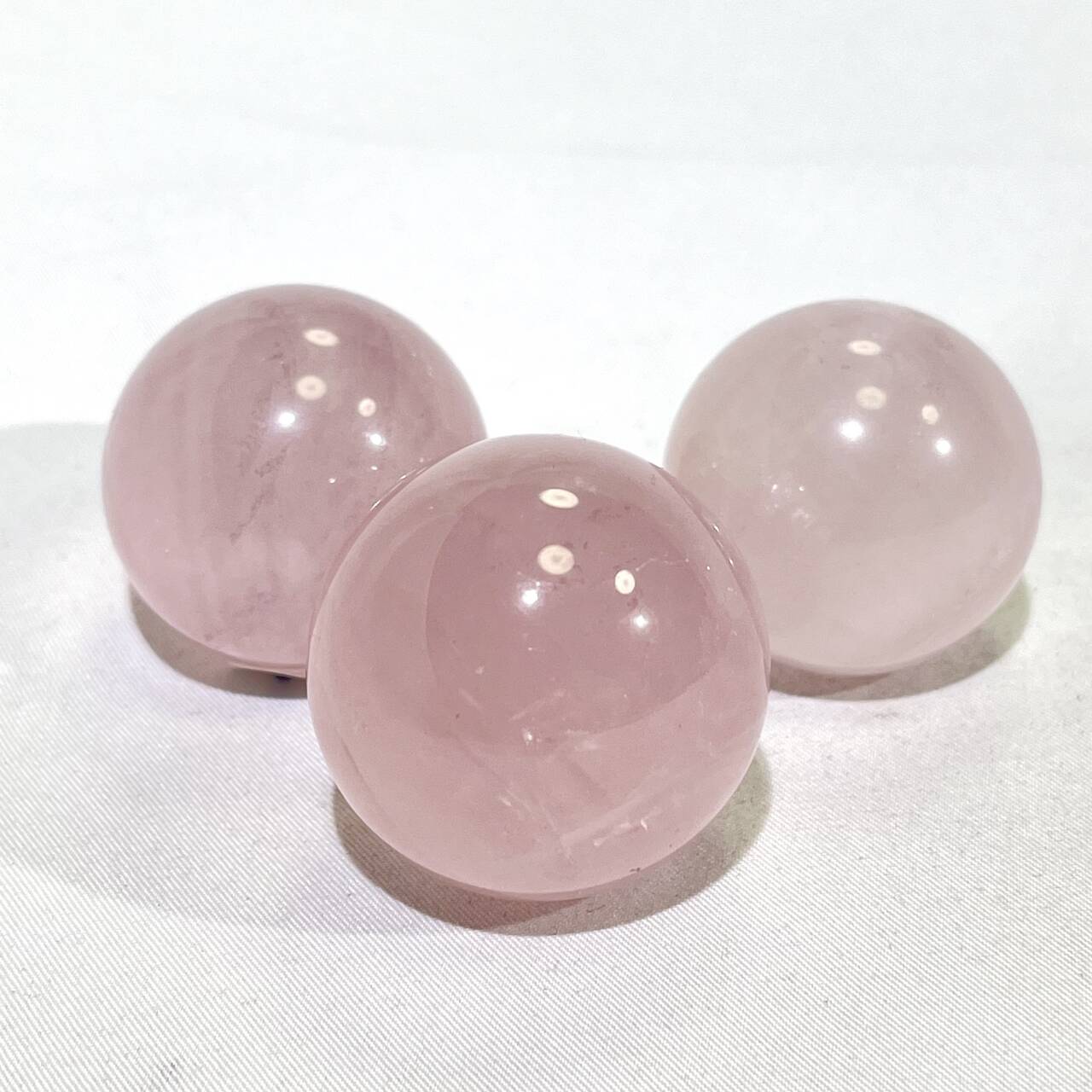 1.3-1.5' Lavender Rose Quartz Sphere