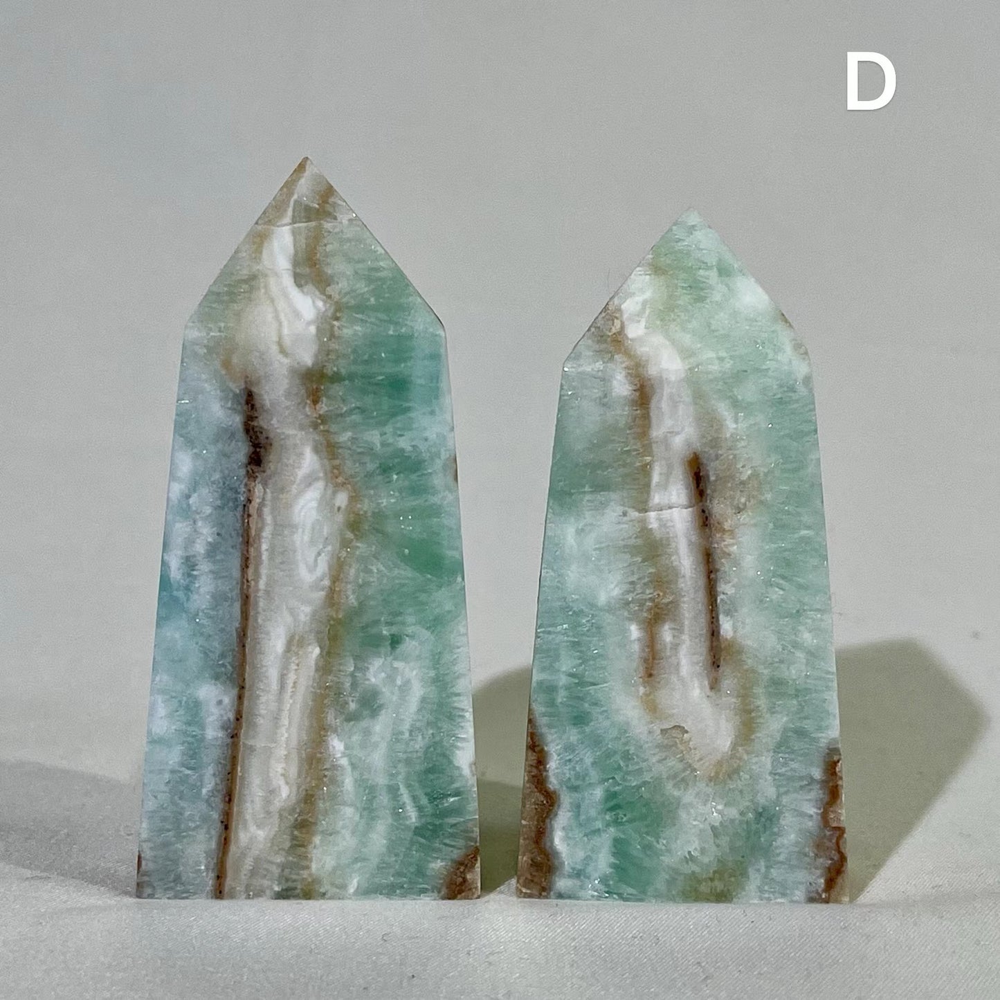 Caribbean Calcite Points Wholesale Tower