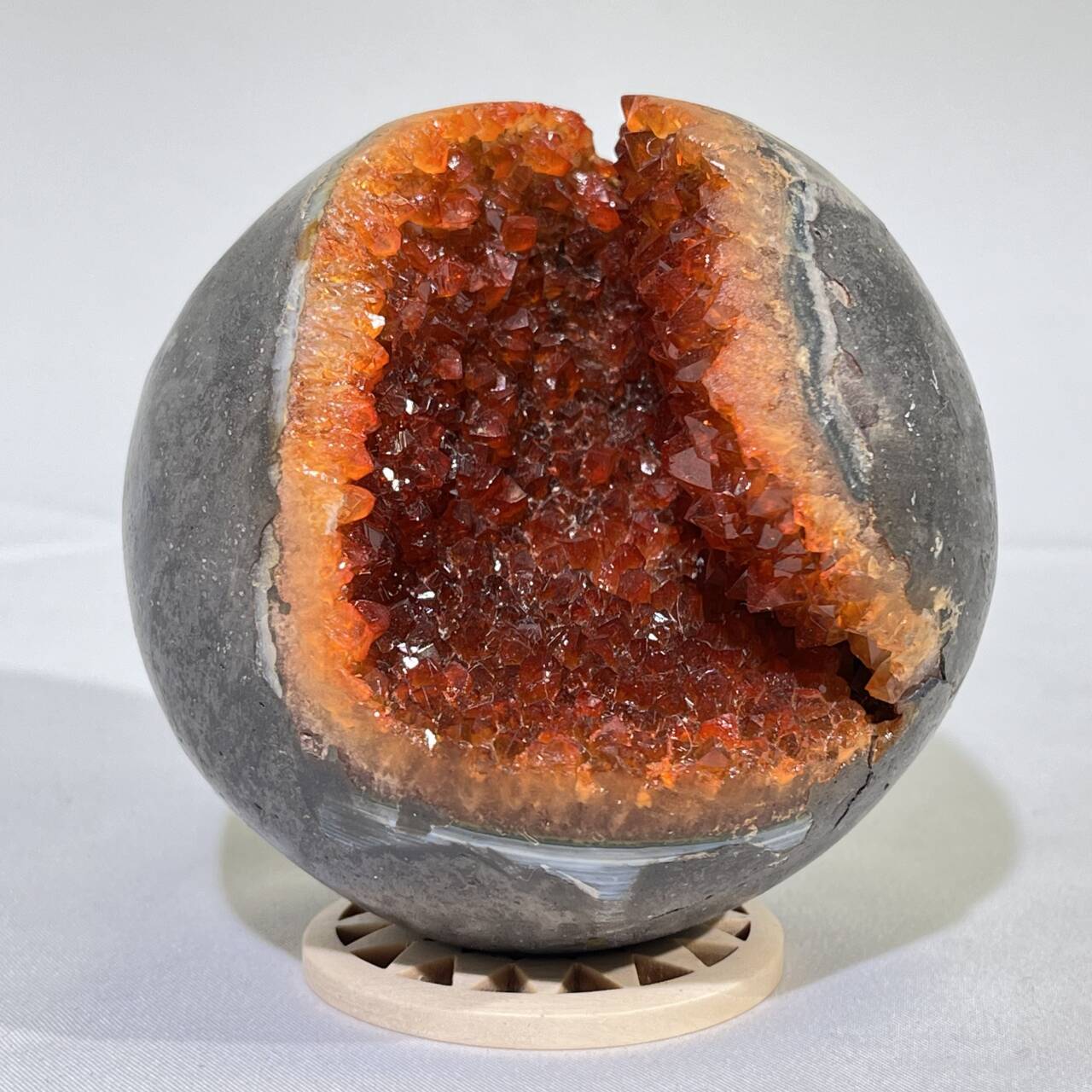 Colored Yellow Druzy Quartz Sphere Wholesale Sphere