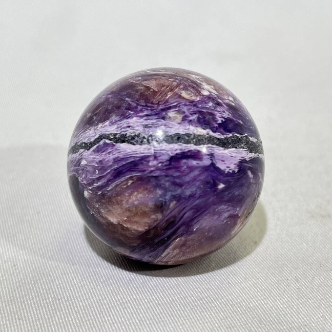 32-42mm Charoite Sphere Crystal Wholesale