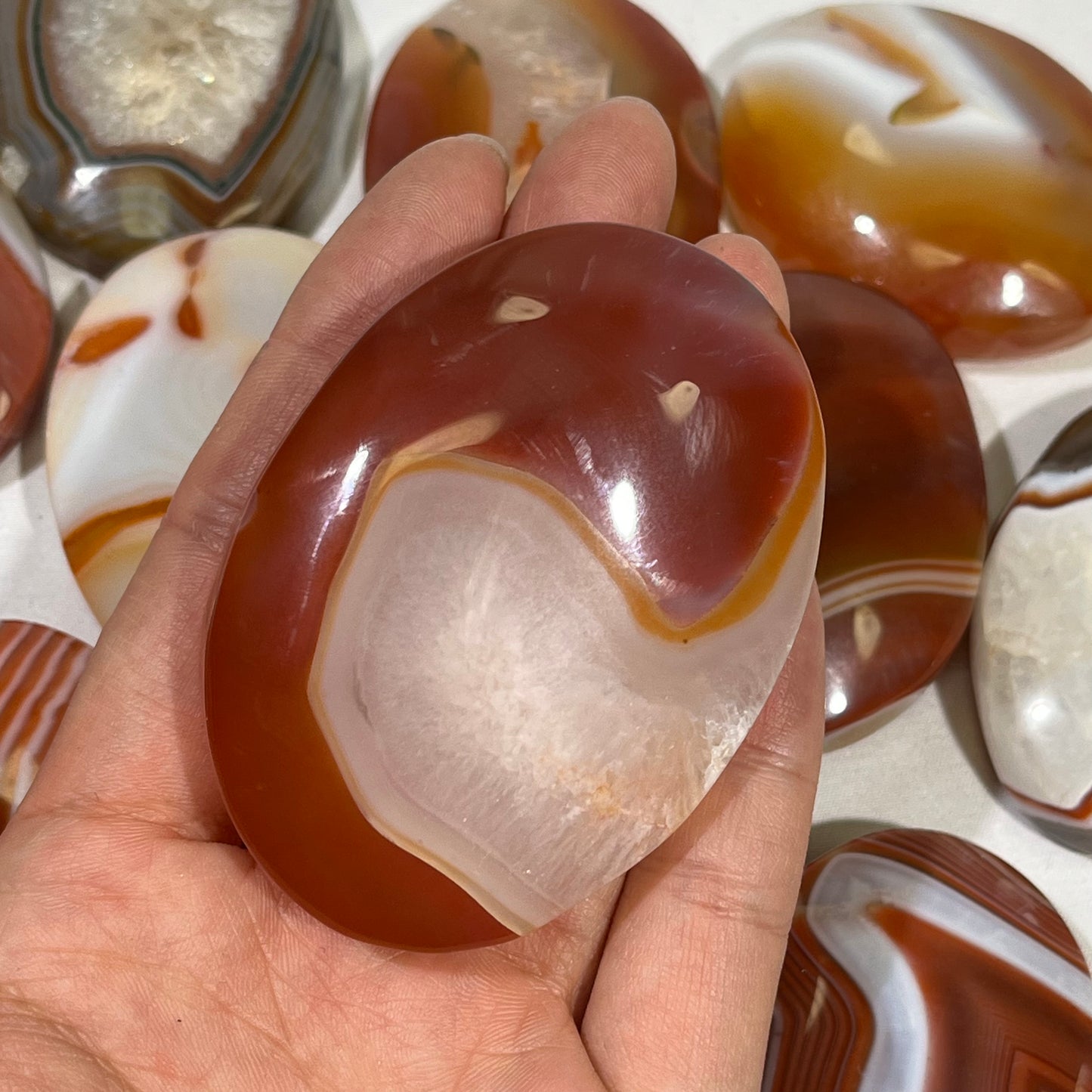 Carnelian Palmstone Crystal Wholesale