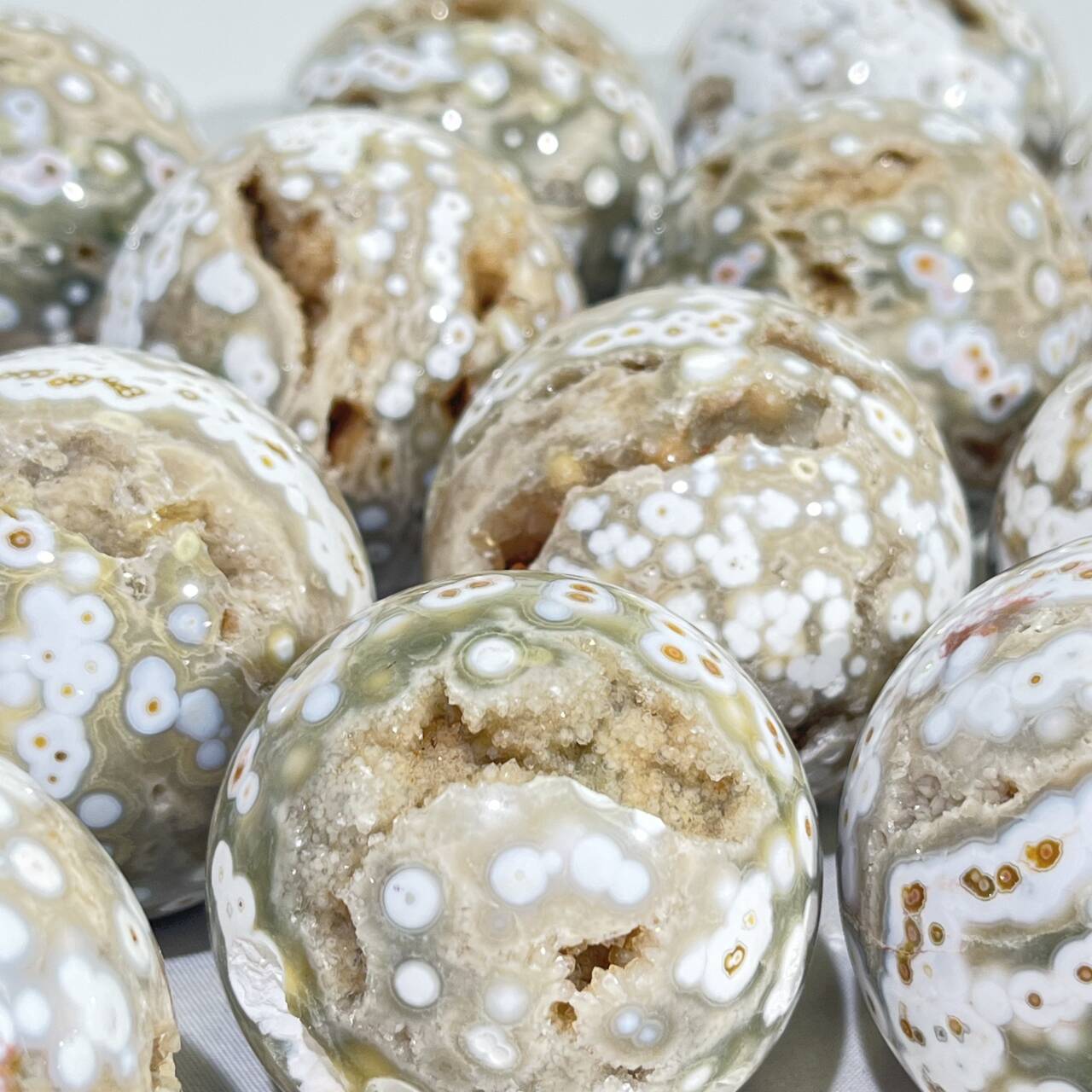 2-2.16' Old Mine Ocean Jasper Sphere