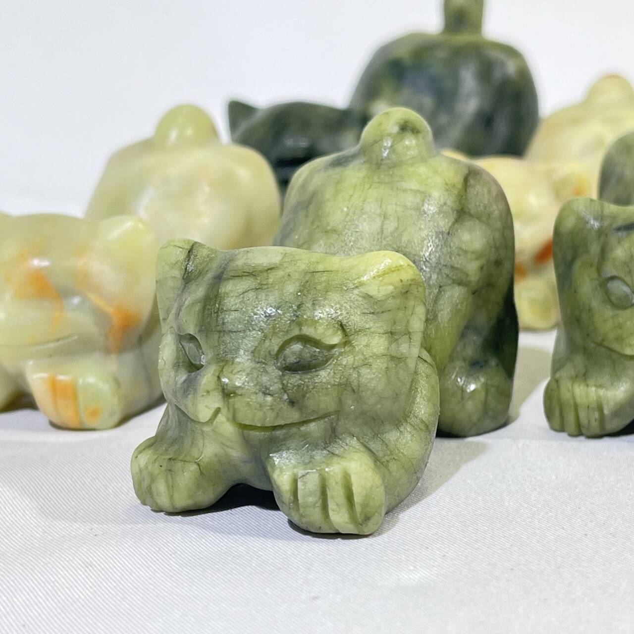 Jade Cat Carving