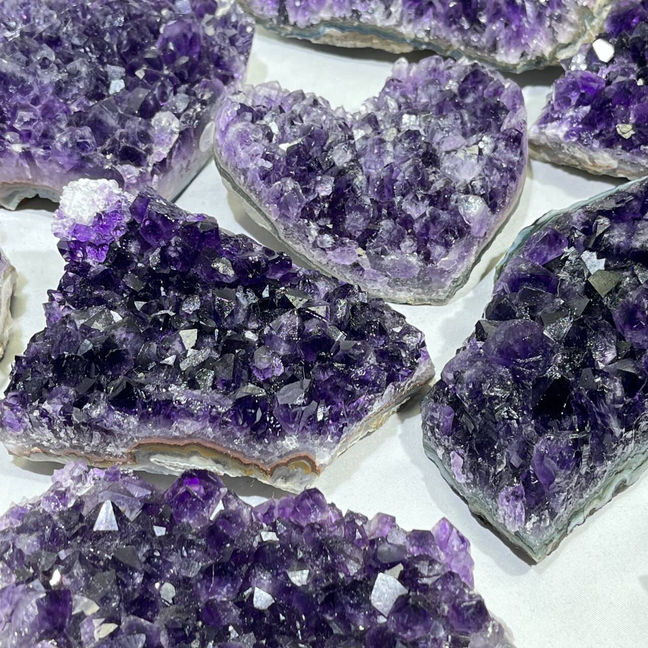 Differnet Shape Amethyst Cluster