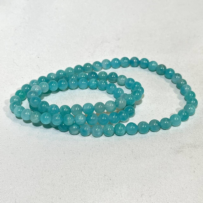 Amazonite High Quality 3-loop Bracelet,Necklace/Bead