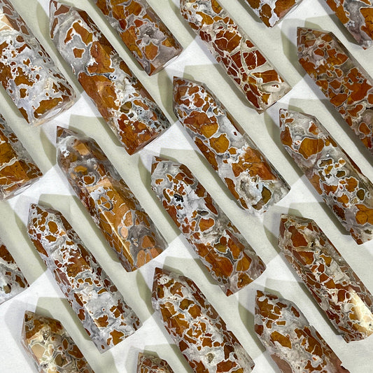 Indonesia Druzy Agate Tower Wholesale Point