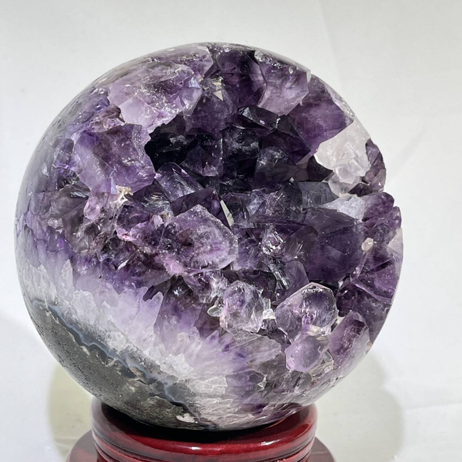 4.6 KG Druzy Amethyst Agate Sphere