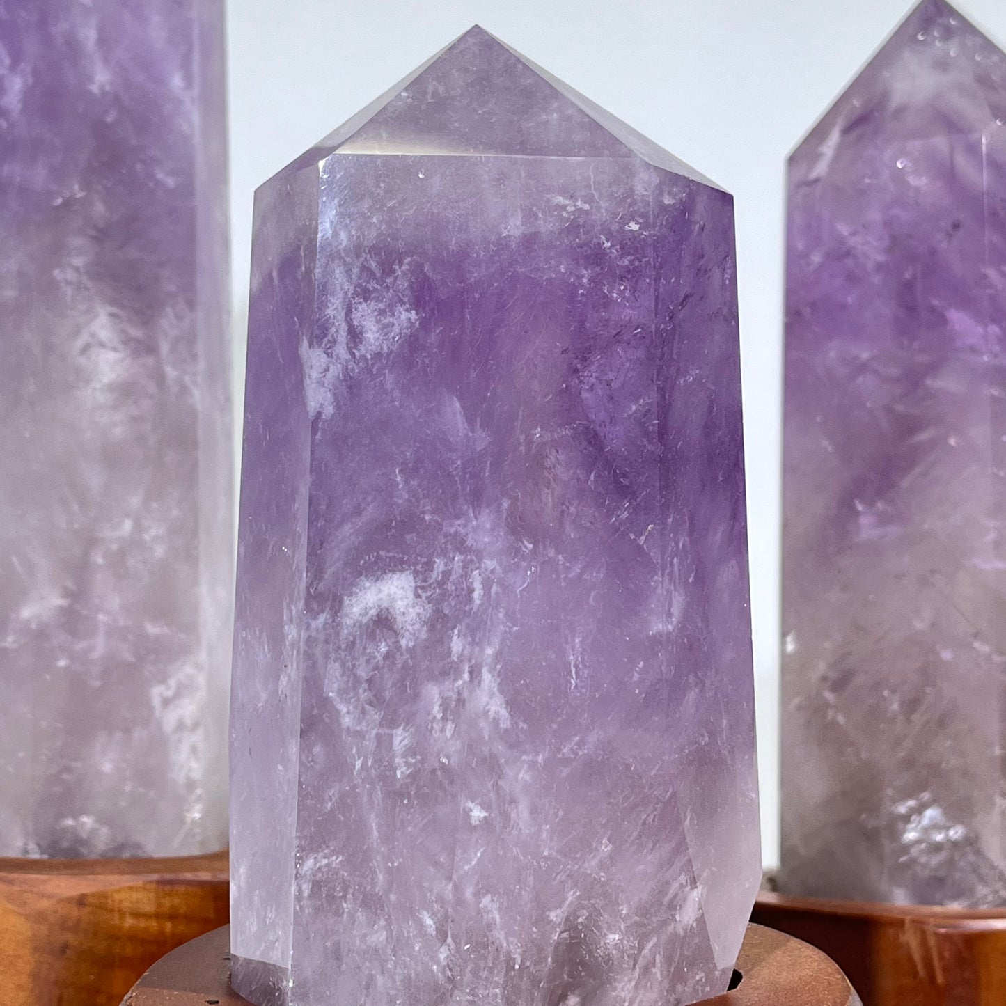 7-10' Amethyst Tower with Stand,Amethyst Point