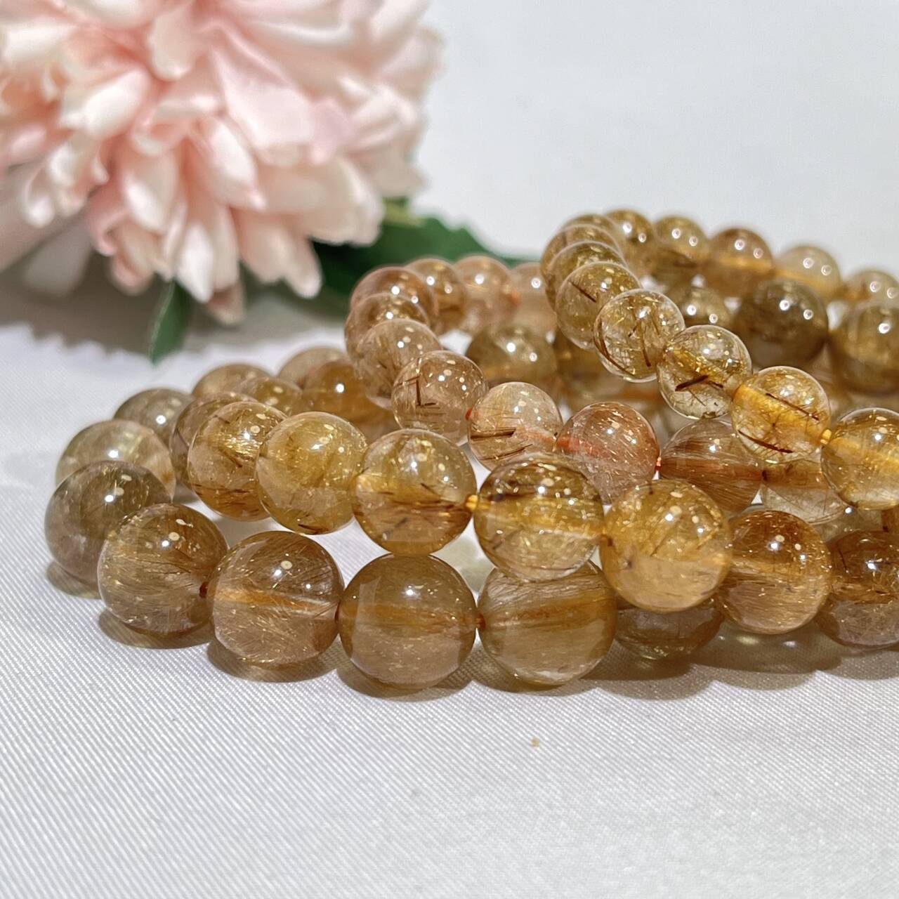 Natural Gold Rutile Bracelet