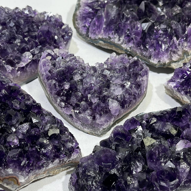 Differnet Shape Amethyst Cluster