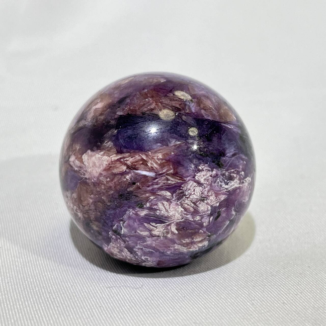 32-42mm Charoite Sphere Crystal Wholesale