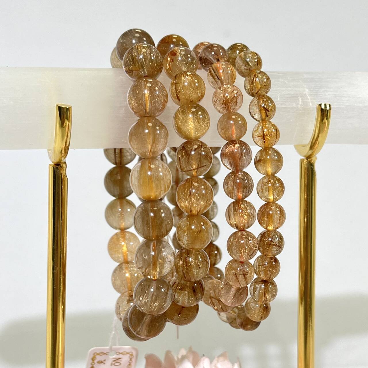 Natural Gold Rutile Bracelet