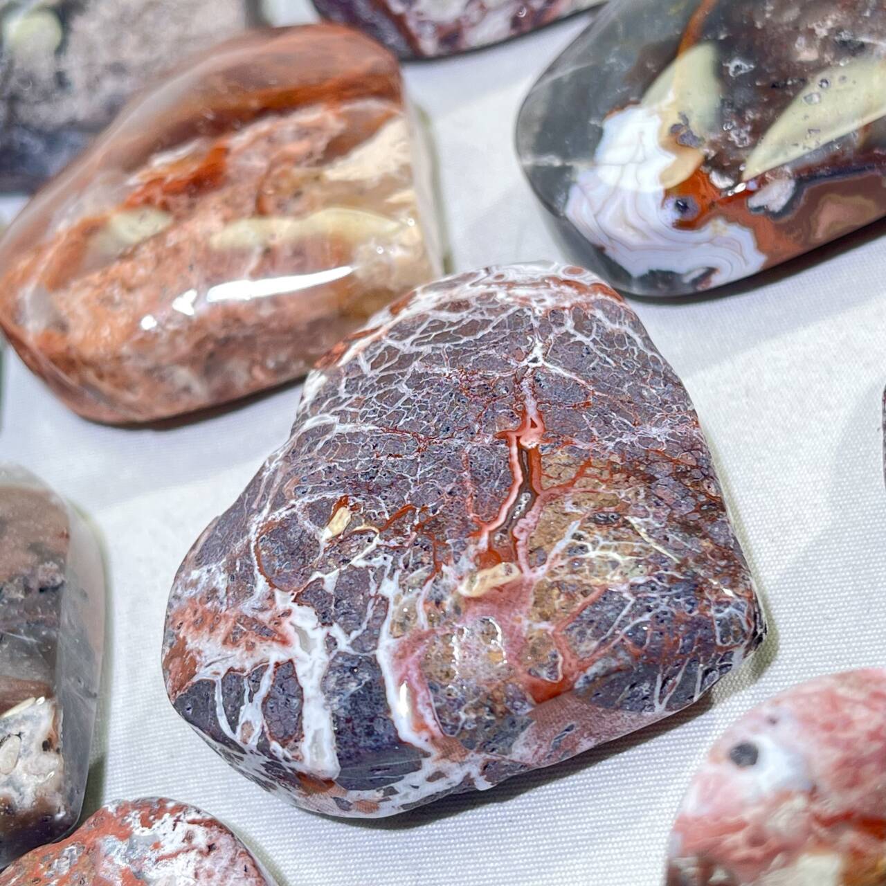Mexico Crazy Agate Heart