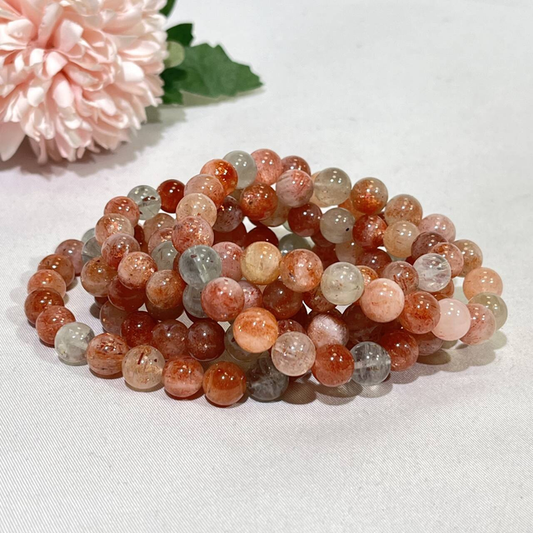 High Quality 8-8.5mm Gold Sunstone Bracelet