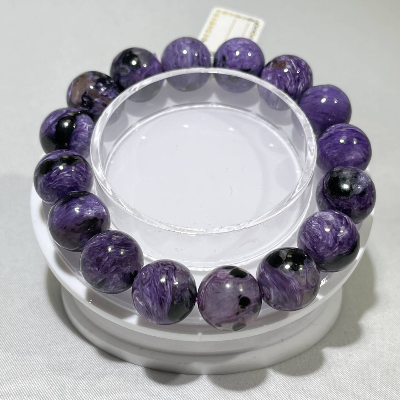 12-13mm Charoite Bracelet High Quality Crytstal