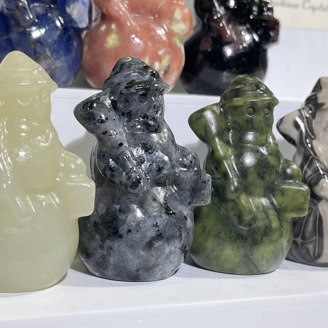 7 Types 2' Sonwman Carving Christmas Wholesale Crystal