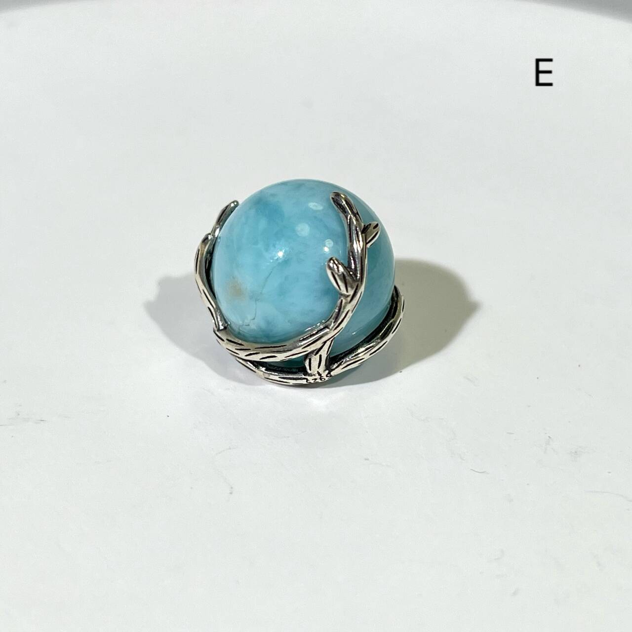 16-18mm Larimar Ball S925 Pendant