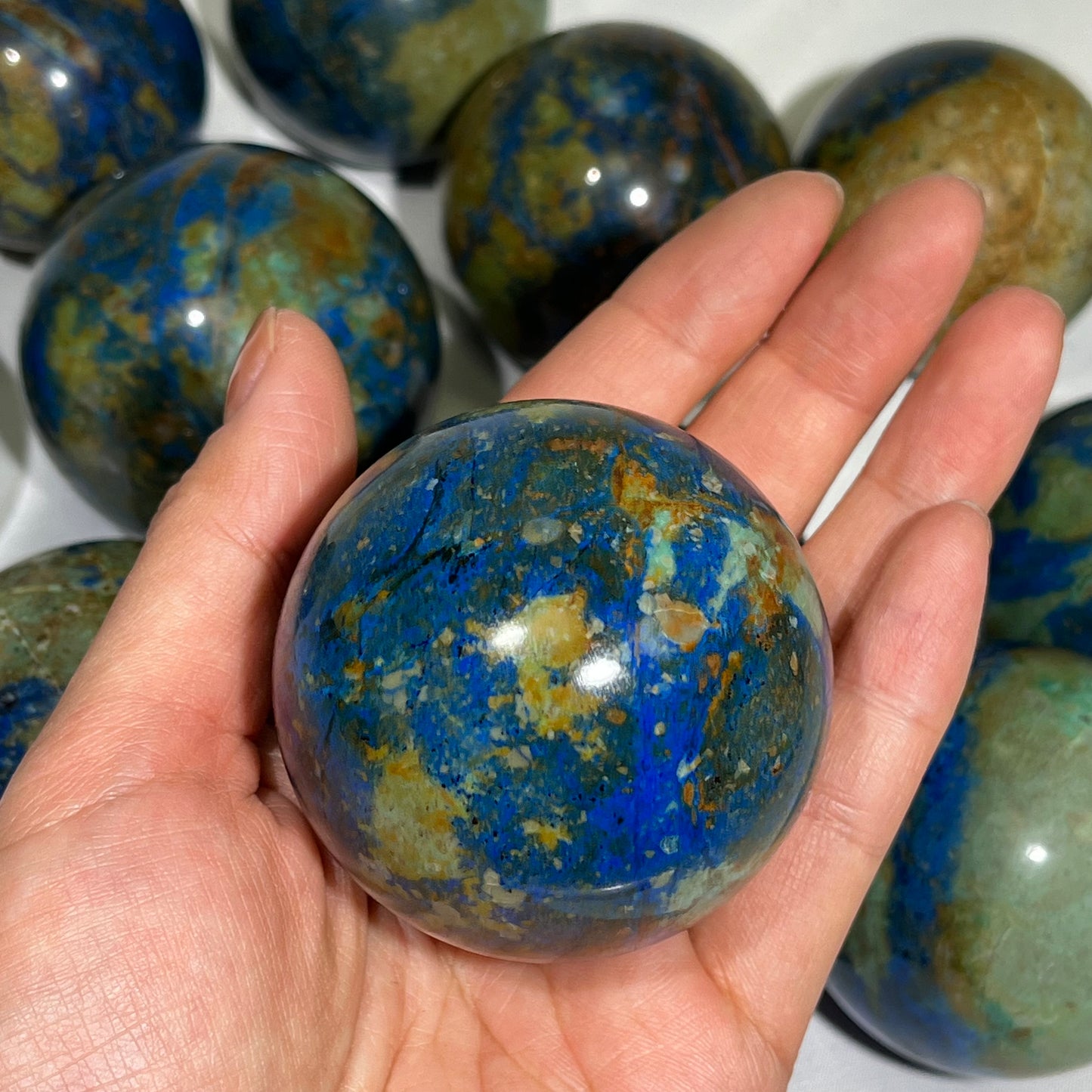 51-65mm Lapis lazuli Phoenix Stone Sphere Crystal Wholesale