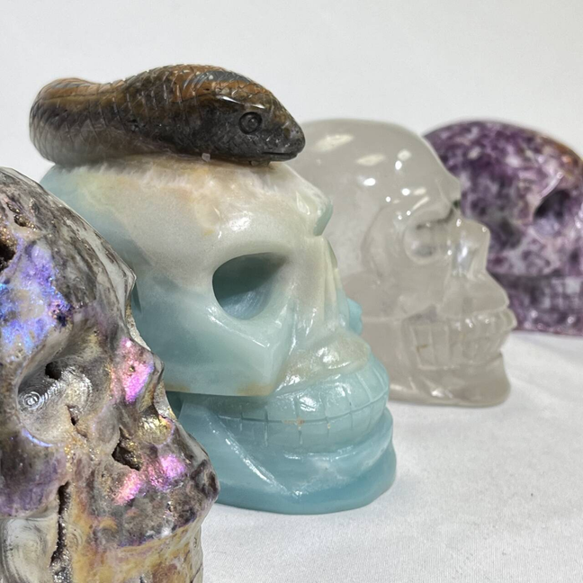 4 Types Skull Carving
