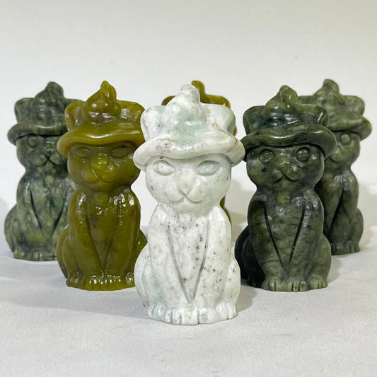 Jade Cat Carving
